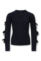 Only Girls Camisola com la&ccedil;os nas manga para menina azul
