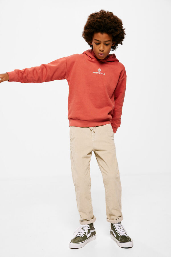 Springfield Sweatshirt capuz logo menino óxido