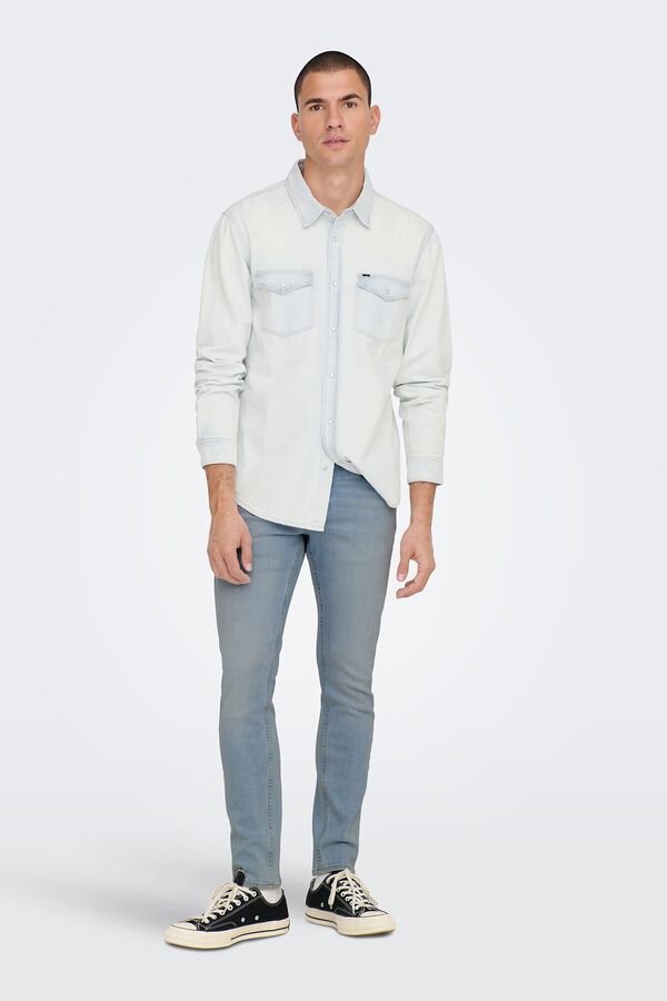 Only & Sons Jeans slim fit azul