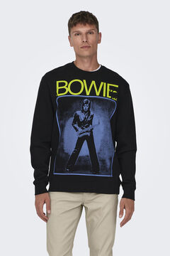 Springfield Sweatshirt Bowie preto