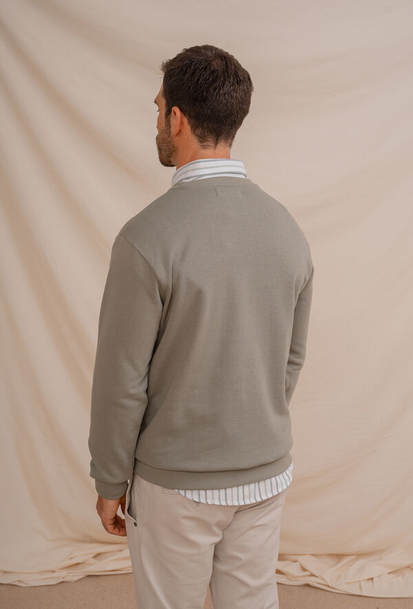 Celopman Sudadera b&aacute;sica de cuello redondo verde