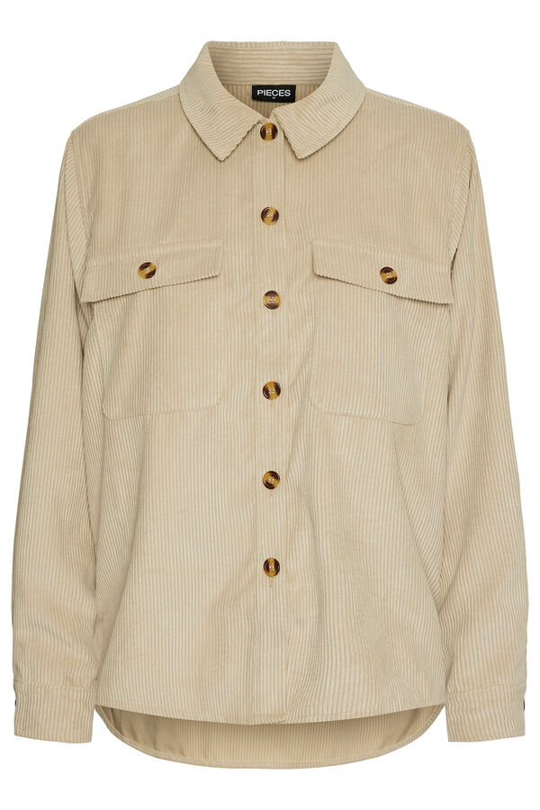 Pieces Sobrecamisa de pana gris