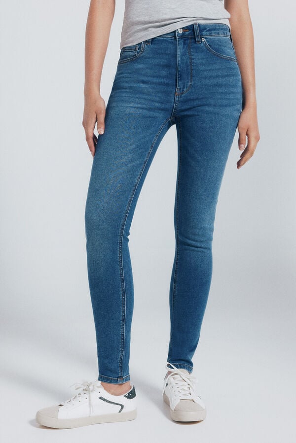 Springfield Jeans skinny azul