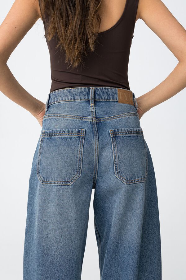 Tiffosi Young Pantal&oacute;n vaquero barrel azul