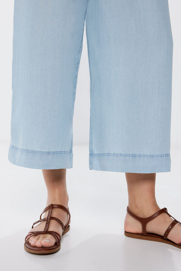 Springfield Jeans Culotte azul
