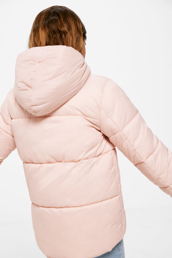 Springfield Casaco acolchoado para menina rosa