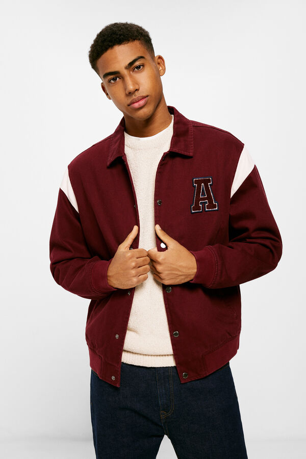 Springfield Cazadora varsity burdeos