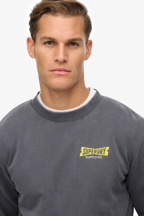 Superdry Sudadera loose azul