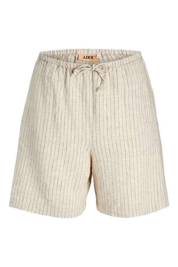 Jack & Jones Shorts ajuste relaxado la&ccedil;o cinzento