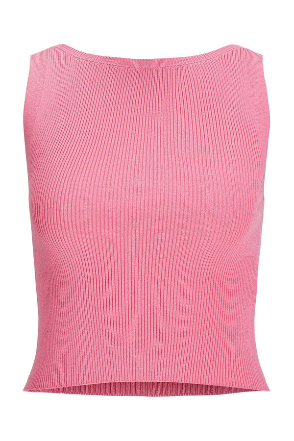 Jack & Jones Camiseta Crop ajustada rosa