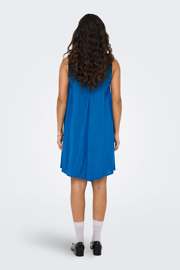 JDY Vestido sin mangas azul