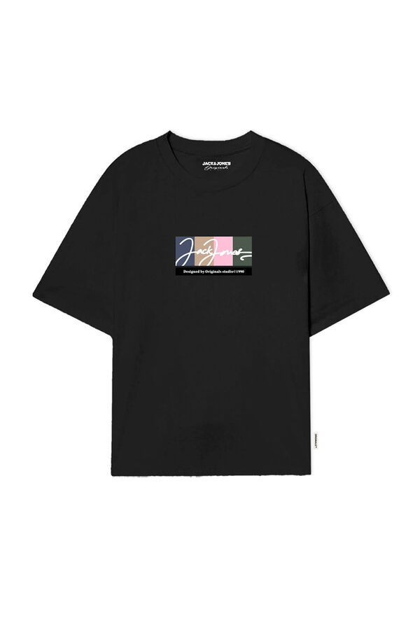 Jack & Jones Camiseta relaxed fit negro