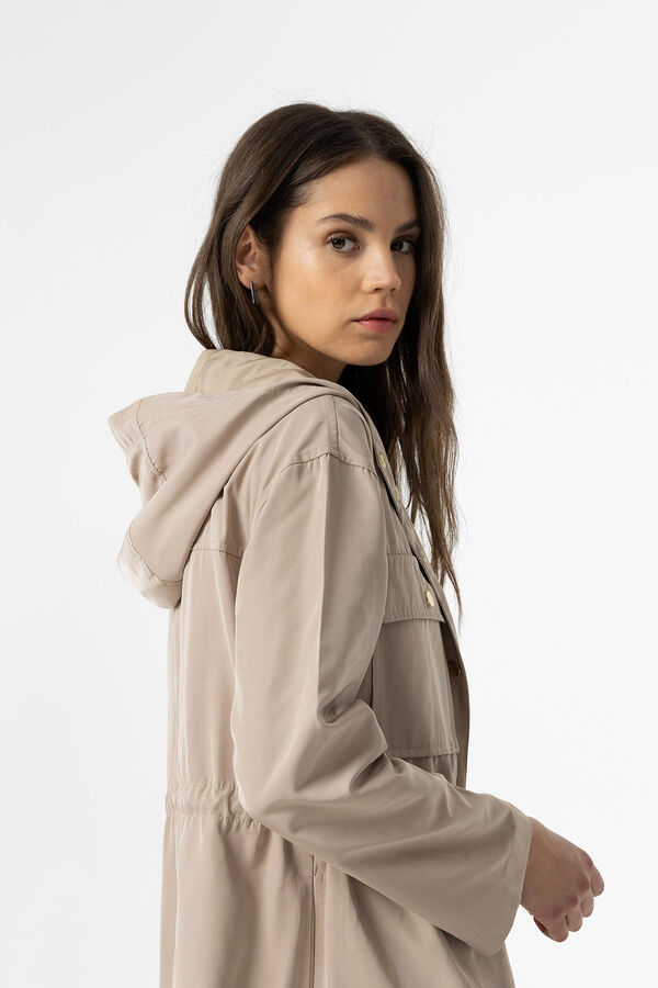 Tiffosi Parka com capuz cru