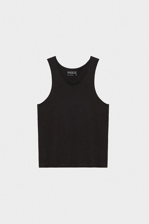 Inside Camiseta B&aacute;sica Tirantes negro