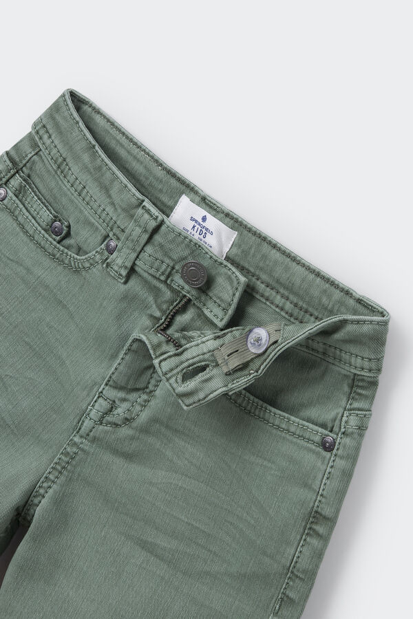 Springfield Kids Bermudas 5 bolsillos ni&ntilde;o verde