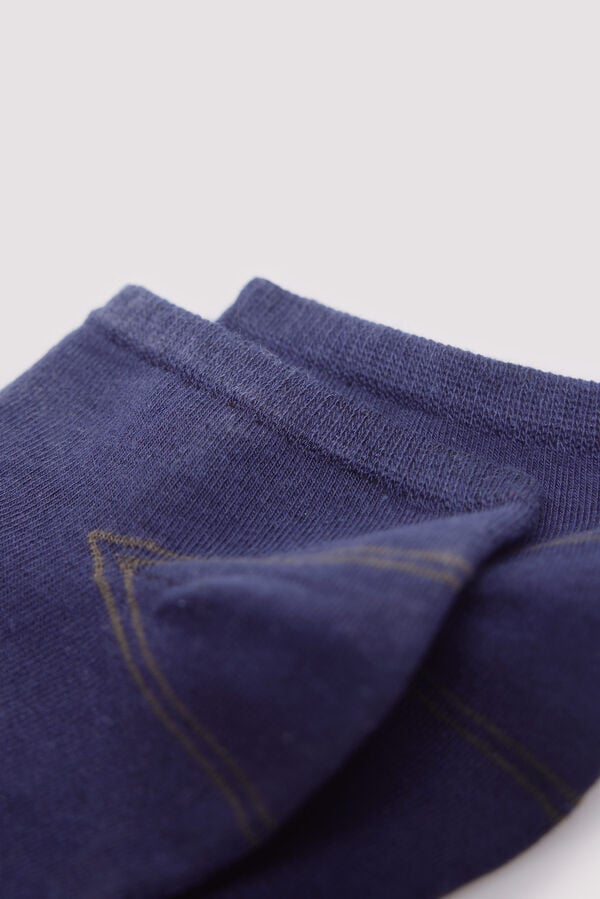 Springfield Calcet&iacute;n tobillero b&aacute;sico azul