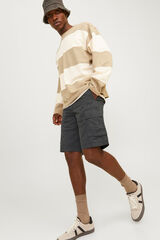 Jack & Jones Pantal&oacute;n corto tipo cargo negro