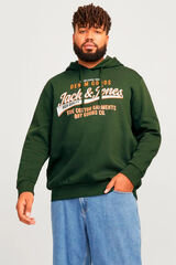 Jack & Jones PLUS Sudadera estándar fit Plus verde