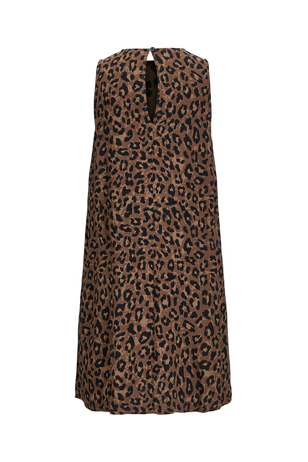 Jack & Jones Vestido curto estampado castanho