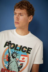 Springfield Camiseta The Police marfil
