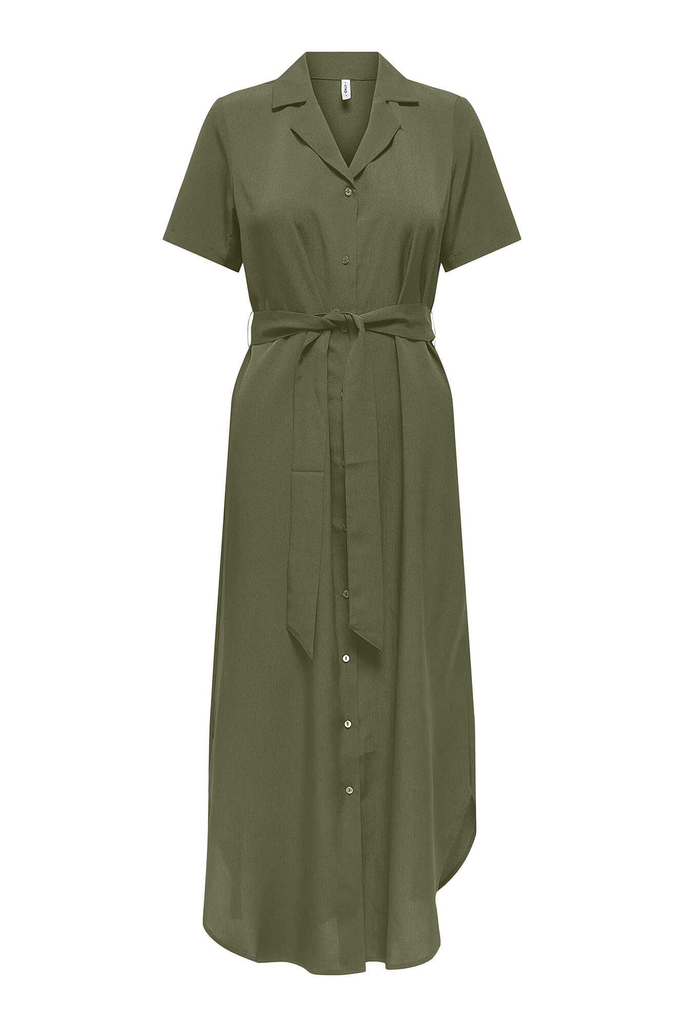 Only Vestido camiseiro comprido