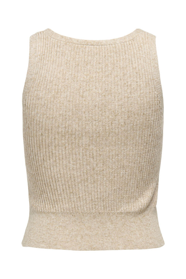 Only malha de alças  cinzento