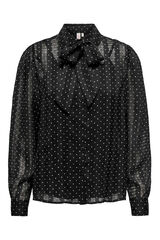 Only Camisa de gasa negro