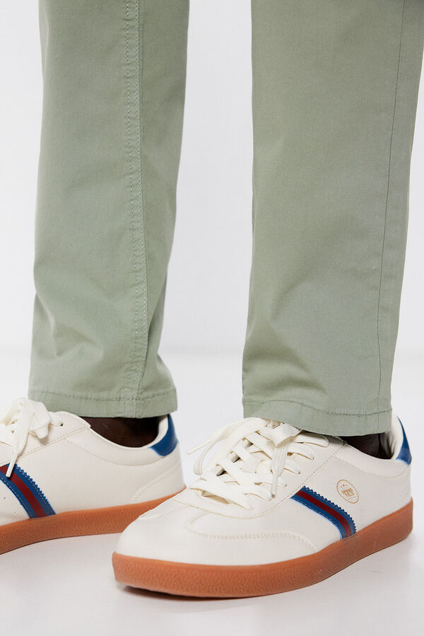 Springfield Cal&ccedil;as leves cor slim fit verde