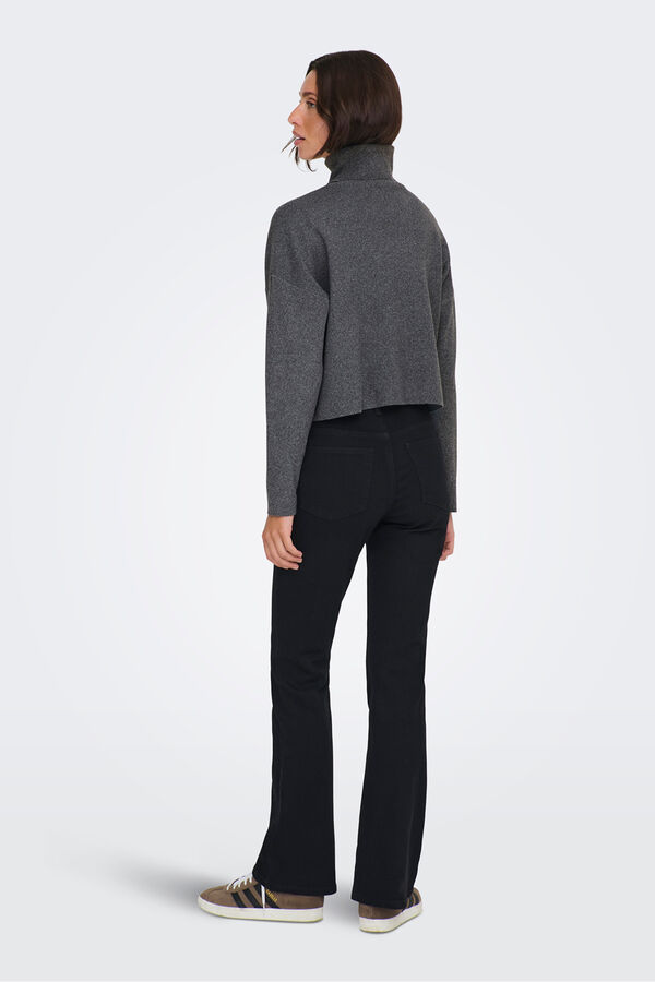 Only Camisola de gola cinzento