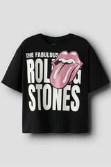 Name It Camiseta Rolling Stone de ni&ntilde;a negro
