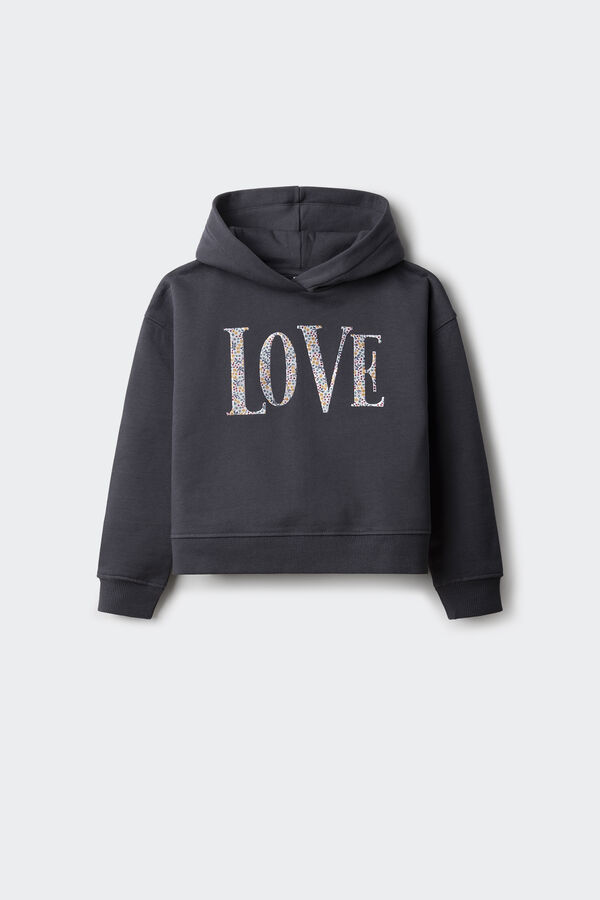 Springfield Kids AMOR moletom com Sweatshirt para menina azul