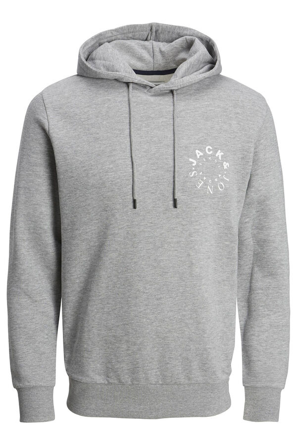 Jack & Jones Sweatshirt de capuz regular fit  cinzento