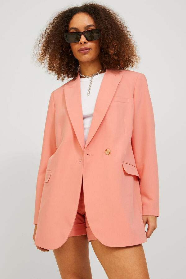 Springfield Blazer regular doble botonadura rosa