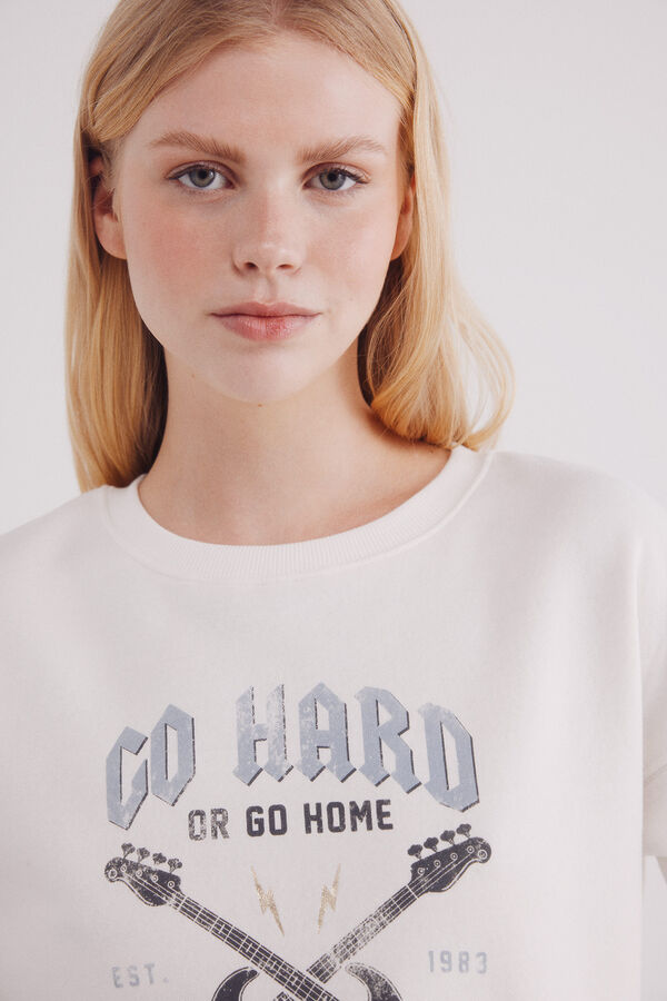 Springfield Sudadera gr&aacute;fica beige