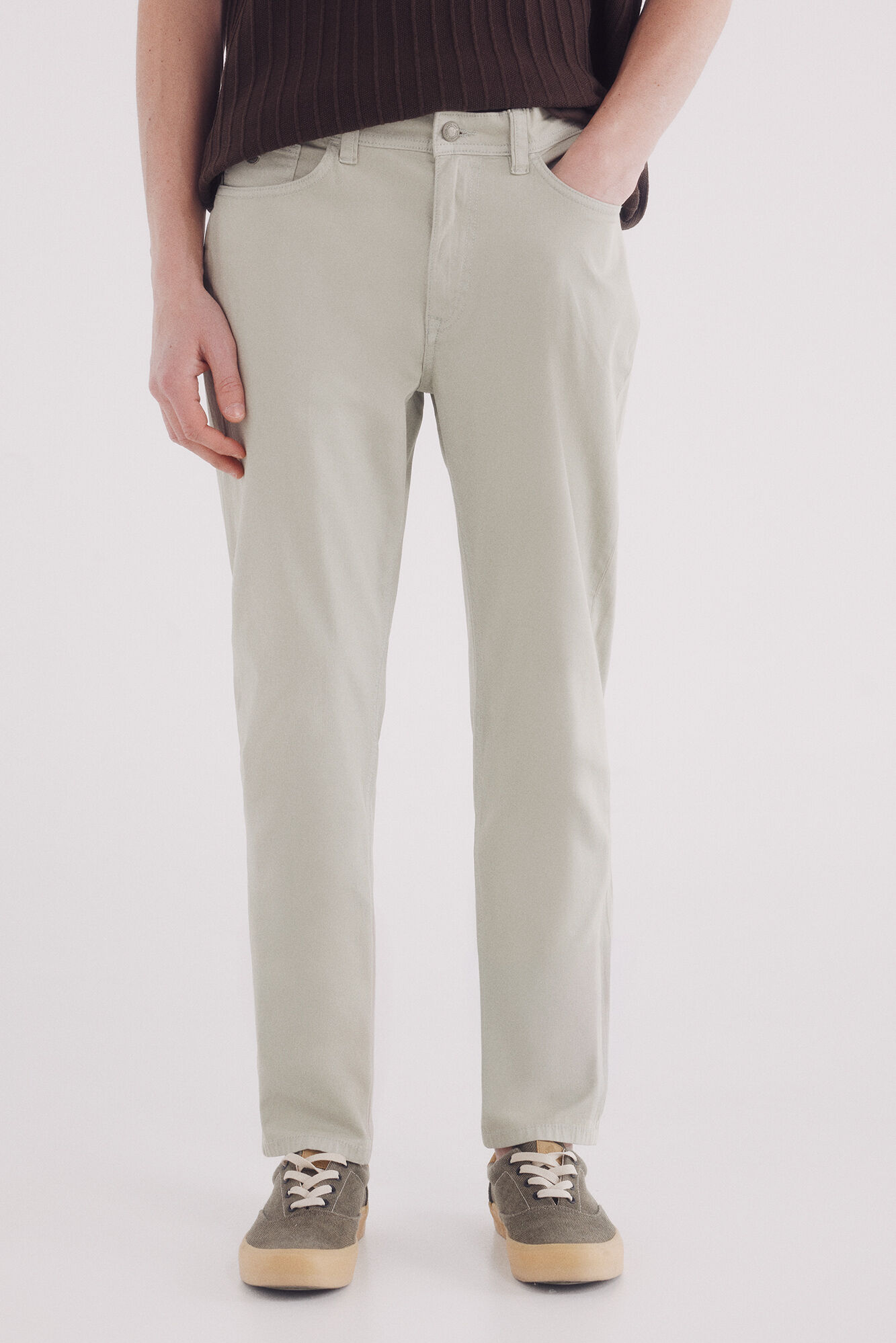 Springfield Pantal&oacute;n 5 bolsillos estructura slim fit