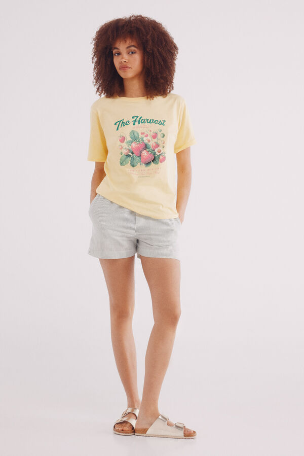 Springfield Camiseta "The Harvest" amarillo