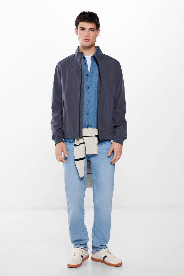 Springfield Casaco t&eacute;cnico azul