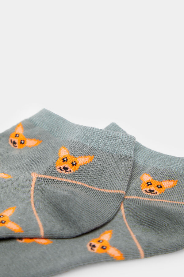 Springfield Calcet&iacute;n tobillero canguros verde