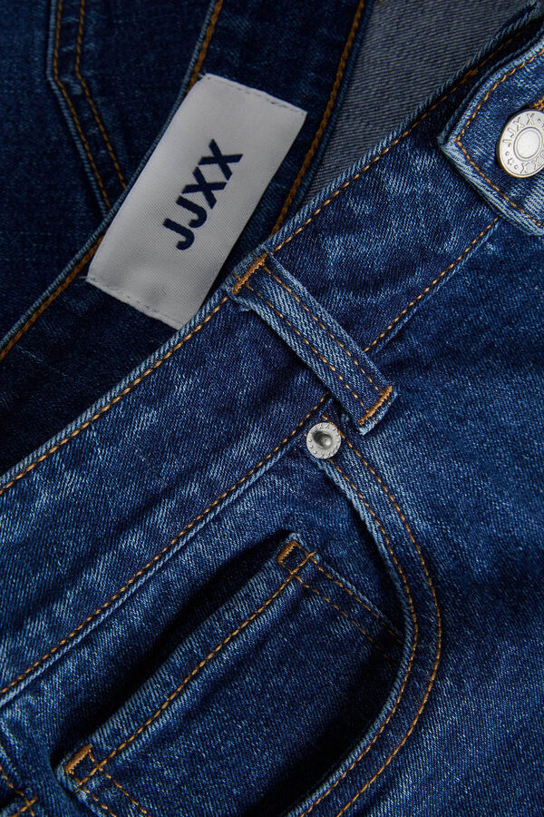 Jack & Jones Shorts vaqueros de tiro alto azul