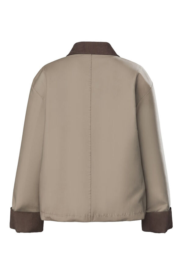 Pieces Jaqueta contrastante  cinzento