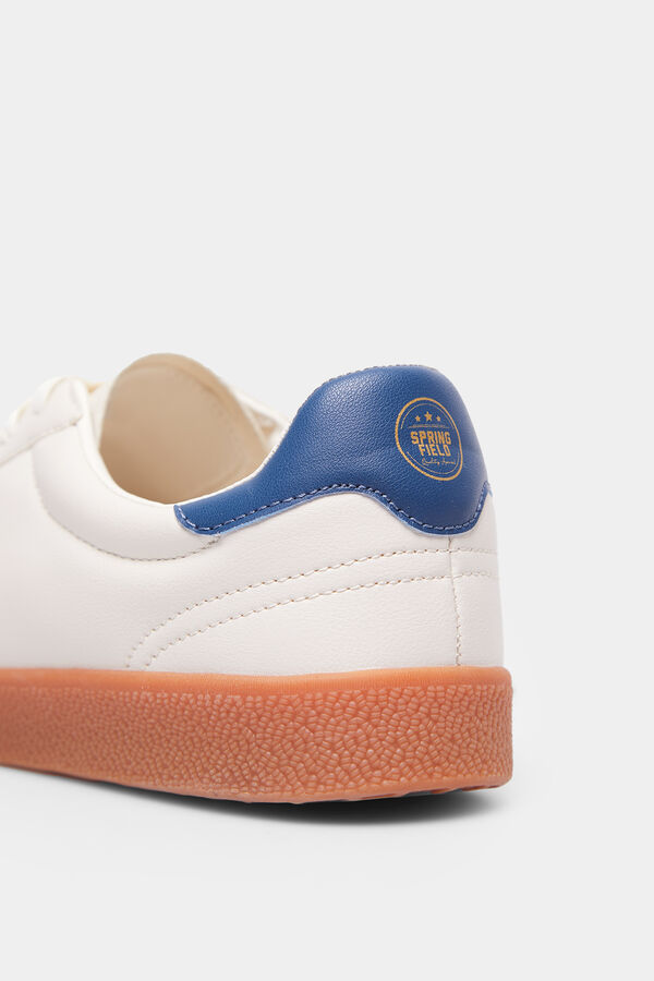 Springfield Zapatilla deportiva retro blanco