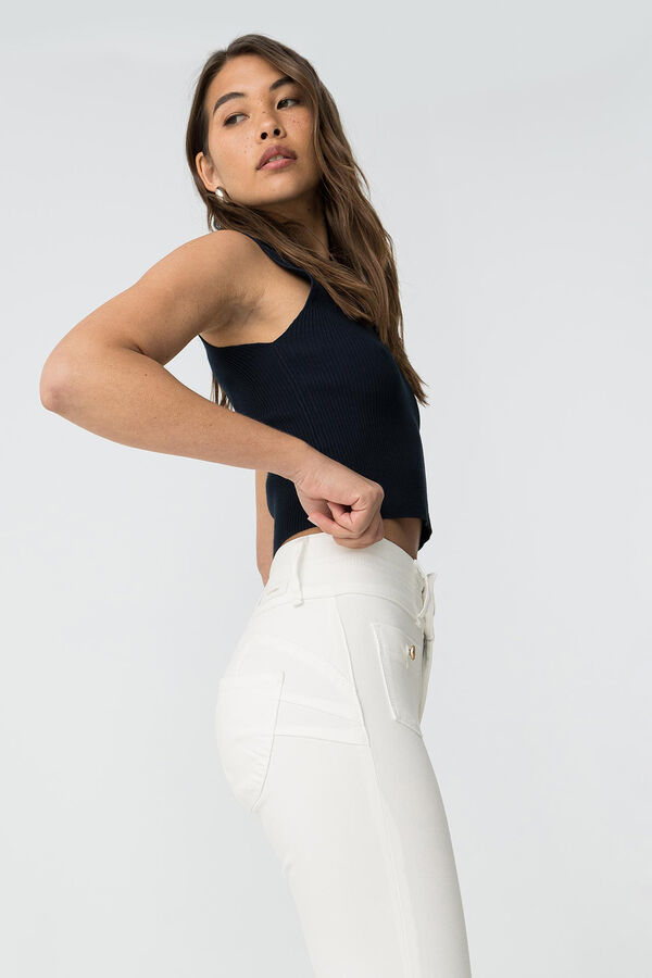 Tiffosi Jeans Skinny cintura alta blanco