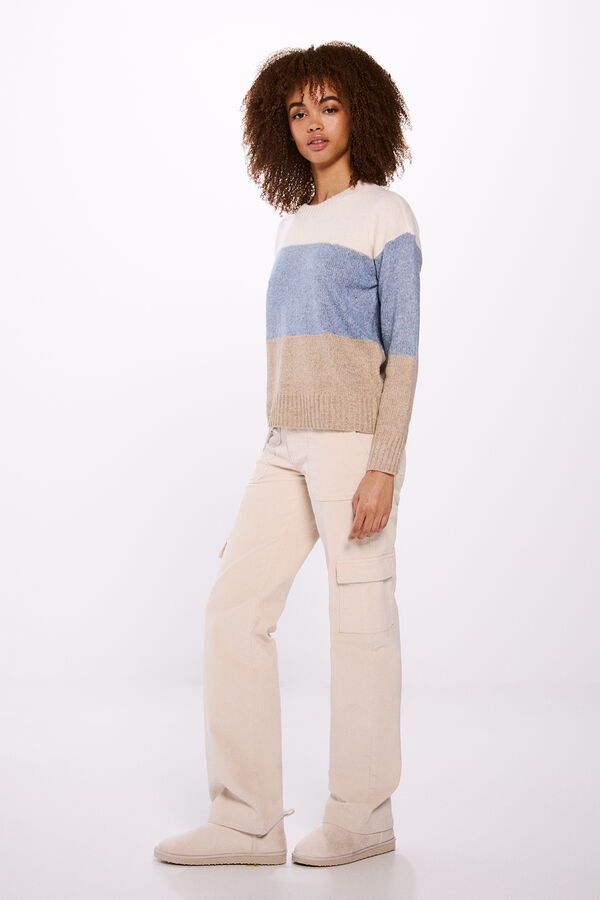 Springfield Jersey color block tostado