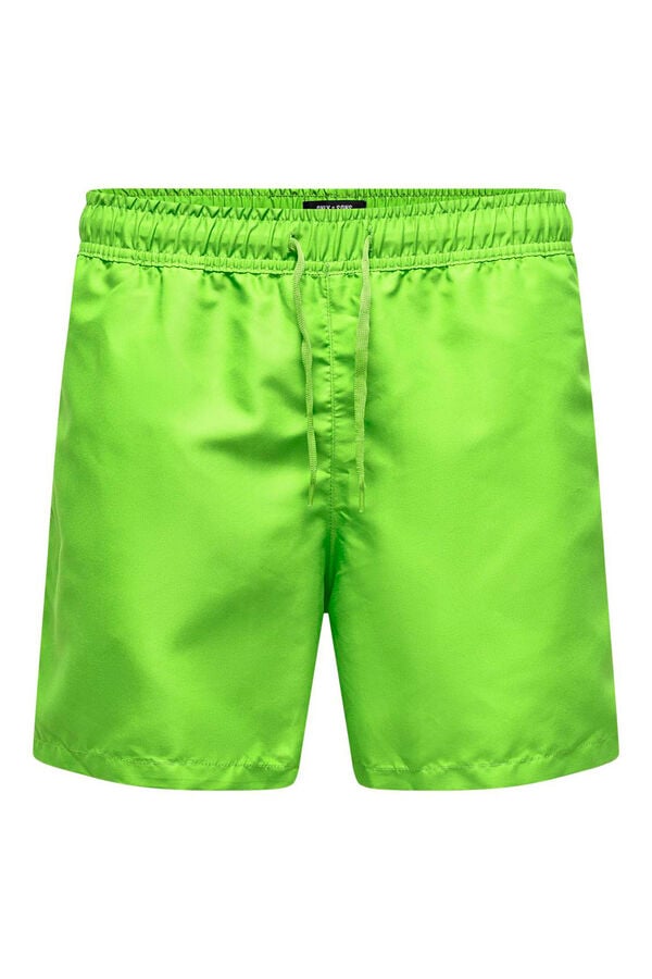 Only & Sons Fato de banho b&aacute;sico verde