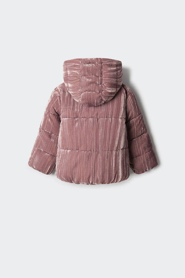 Springfield Kids Chaqueta acolchada velour ni&ntilde;a morado/lila
