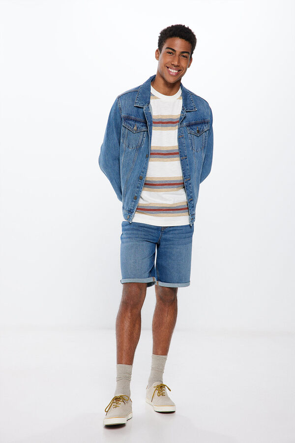 Springfield Bermudas denim  azul