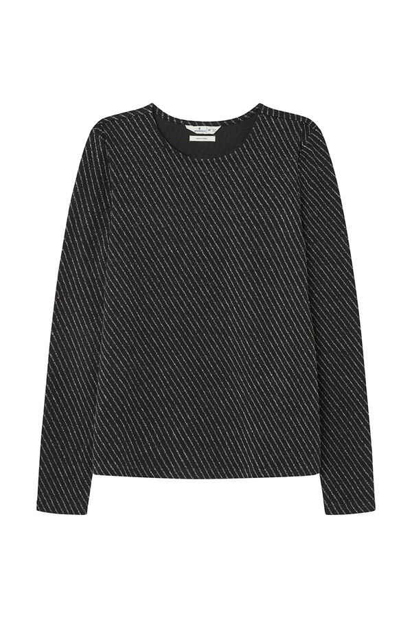 Springfield Camiseta lurex negro