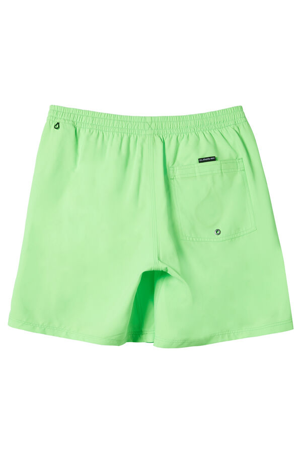 Quiksilver Everyday Solid Volley 15"- Cal&ccedil;&otilde;es de nata&ccedil;&atilde;o para homem verde
