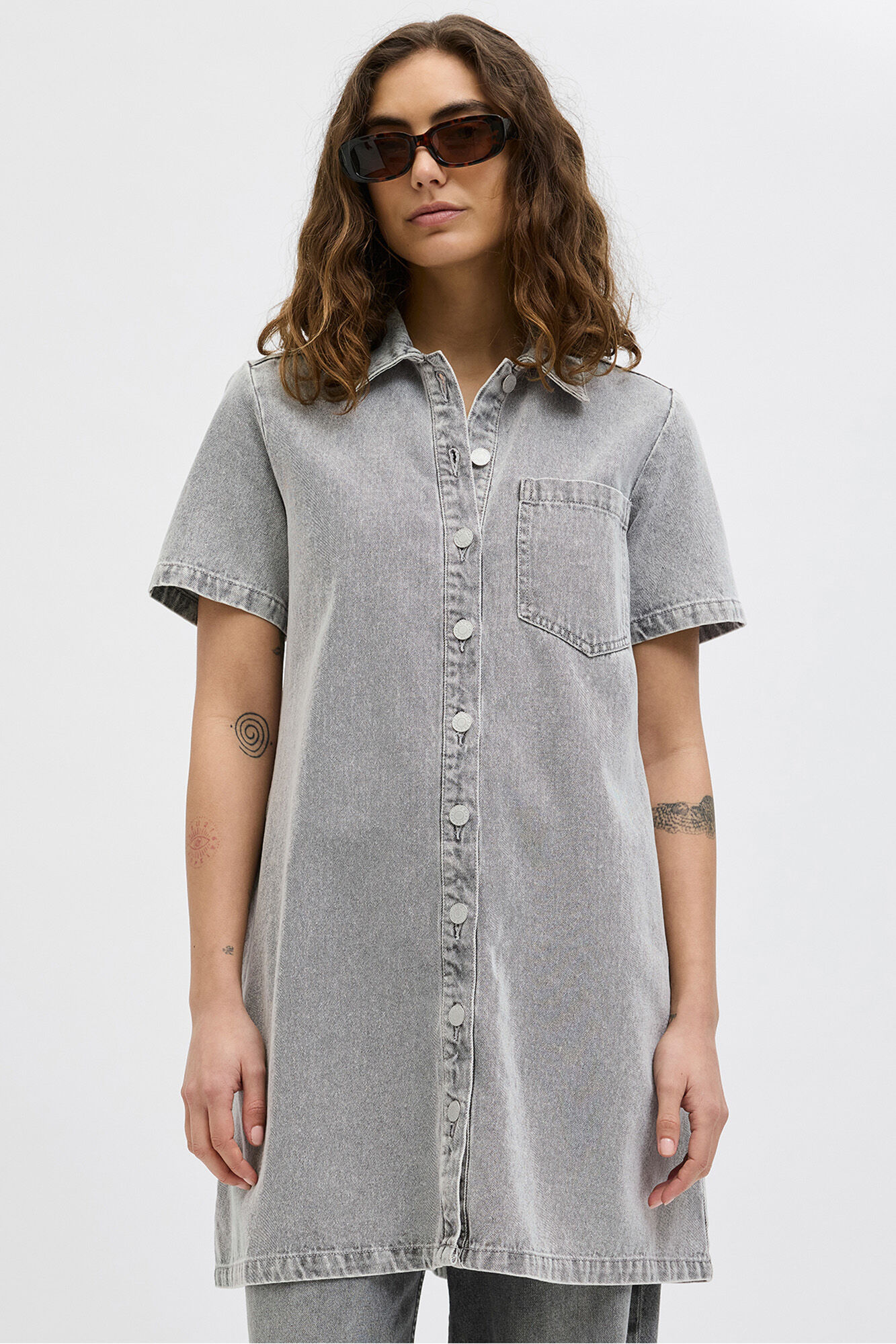 Jack & Jones Vestido curto denim