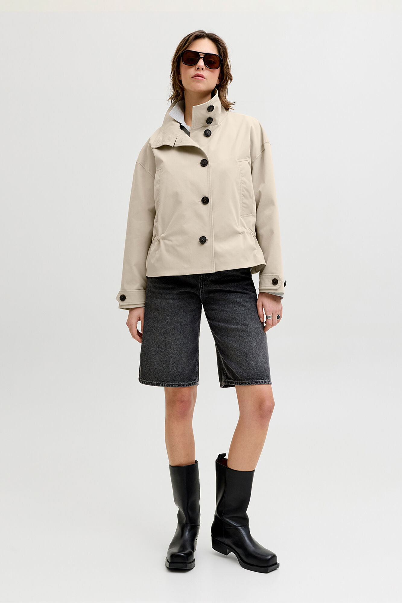 Jack & Jones Chaqueta corta tejido plano regular